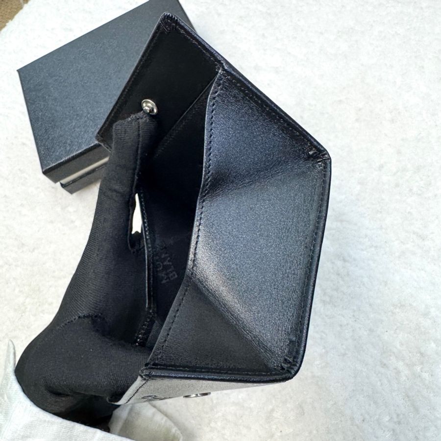 萬寶龍Montblanc黑色牛皮Meisterstck小號零錢包MB14877-11