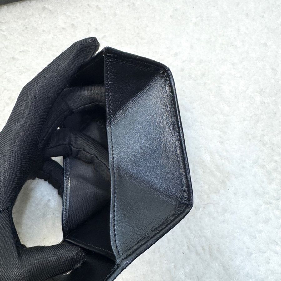 萬寶龍Montblanc黑色牛皮Meisterstck小號零錢包MB14877-12