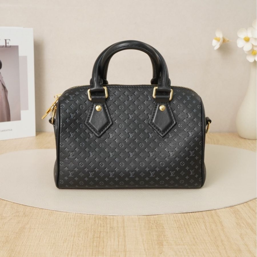 【VUINCA Vintage 價格僅供參考】LOUIS VUITTON Speedy20 黑色 牛皮-1