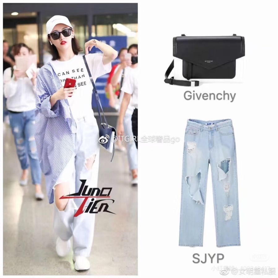 《仙闆名牌精品》GIVENCHY DUETTO 纪梵希 拼色 WOC 斜背包 肩背包 側背包-4