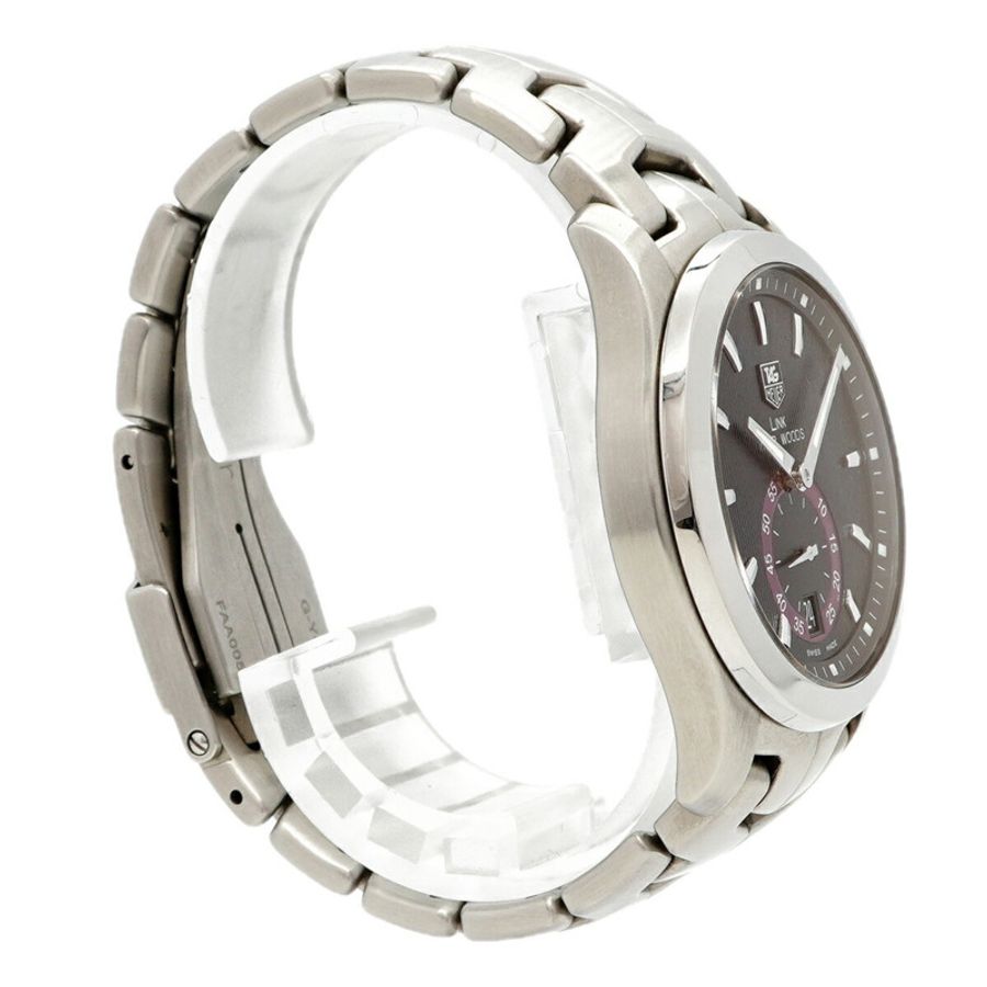 TAG Heuer Link Tiger Woods WJF211D 黑色錶盤男士腕錶-2