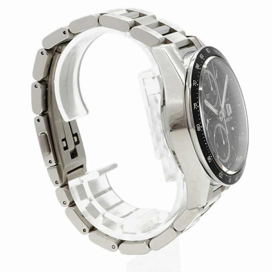 TAG Heuer 豪雅卡萊拉 Calibre 16 CV201AJ 黑色錶盤男士腕錶-2