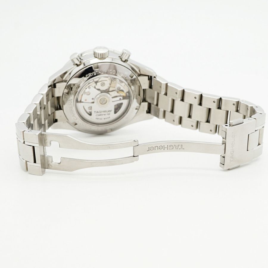 TAG Heuer Carrera CV2010 黑色錶盤男士腕錶-3