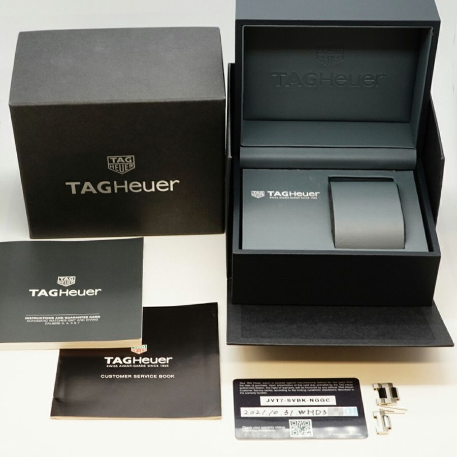 TAG Heuer 豪雅卡萊拉 WBN2112 藍色錶盤男士腕錶-9