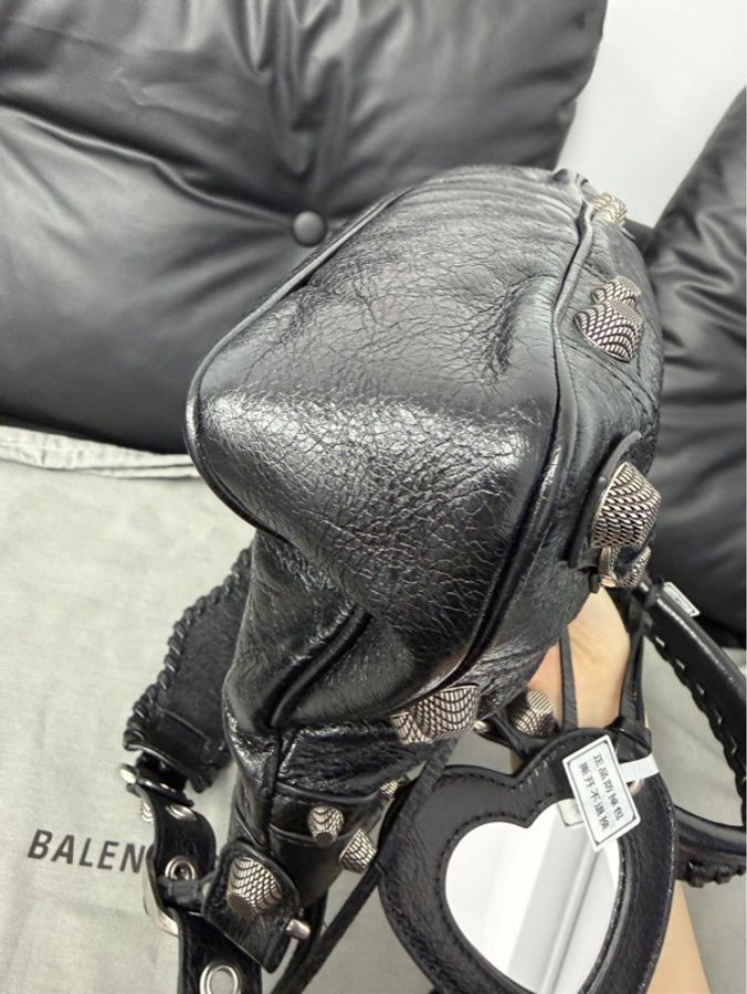 BALENCIAGA · 巴黎世家黑銀neo cagole小號-8