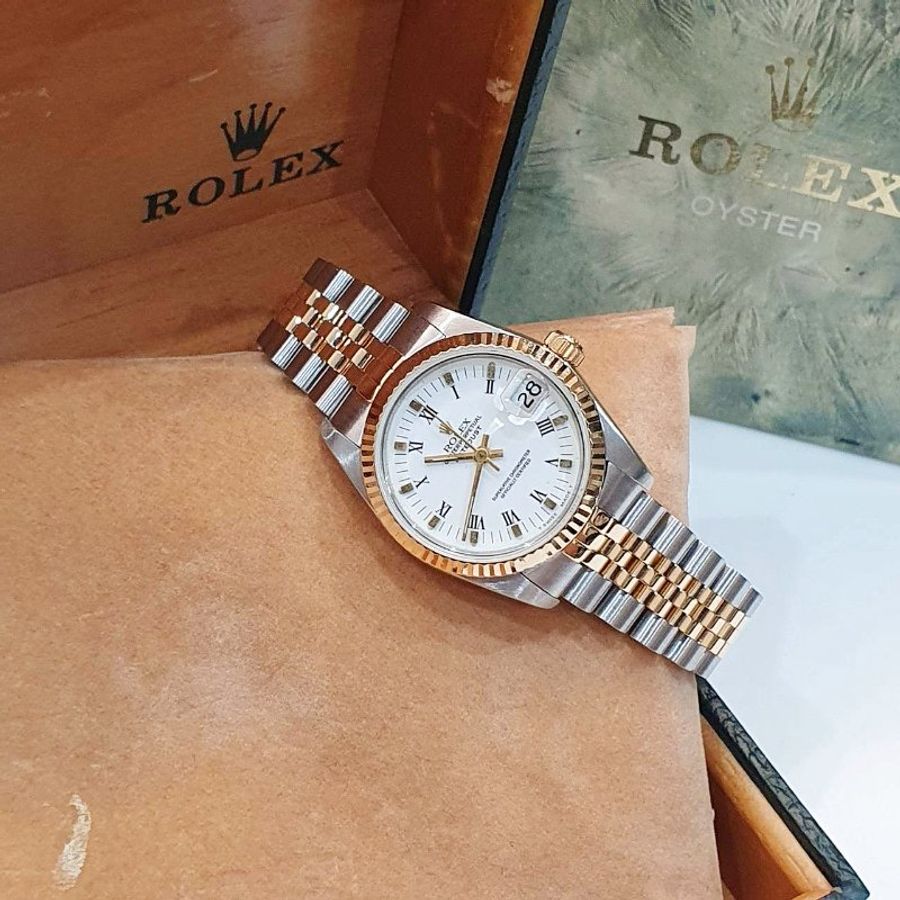【大眾名錶】ROLEX 勞力士 68273 Datejust 蠔式中型錶 DJ31 白色羅馬面盤 大眾名錶G314-4