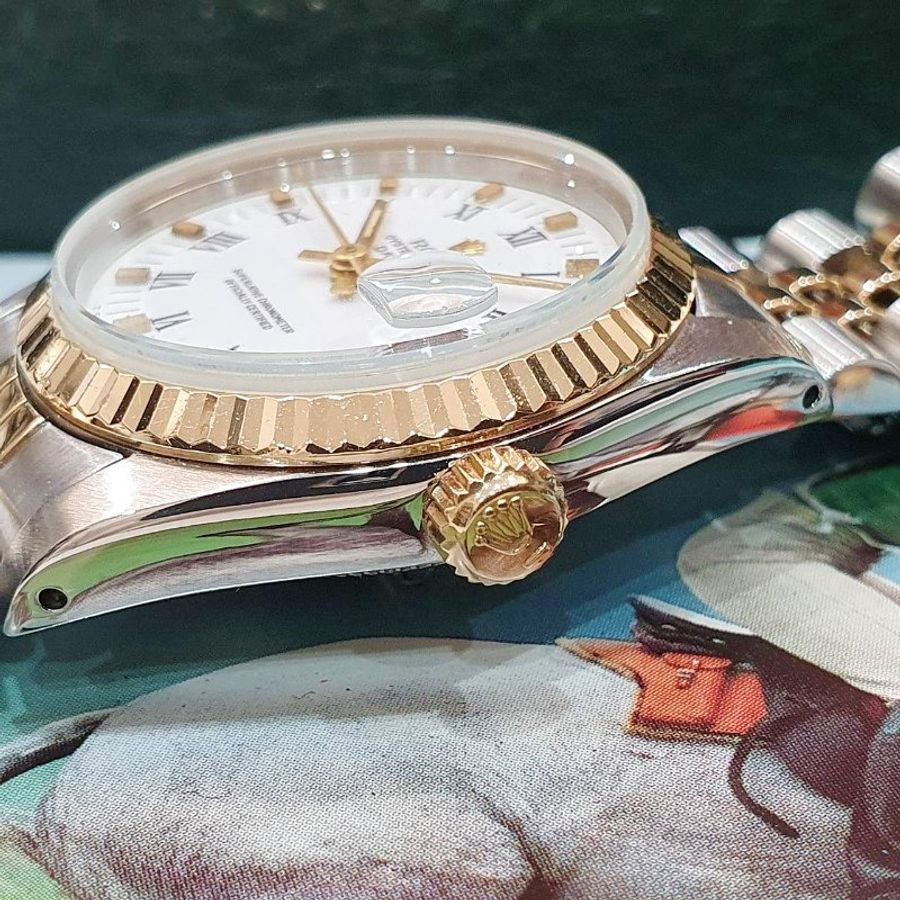 【大眾名錶】ROLEX 勞力士 68273 Datejust 蠔式中型錶 DJ31 白色羅馬面盤 大眾名錶G314-6