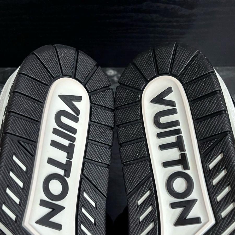 Louis Vuitton路易威登黑白牛仔Trainer板鞋 42碼99新-5