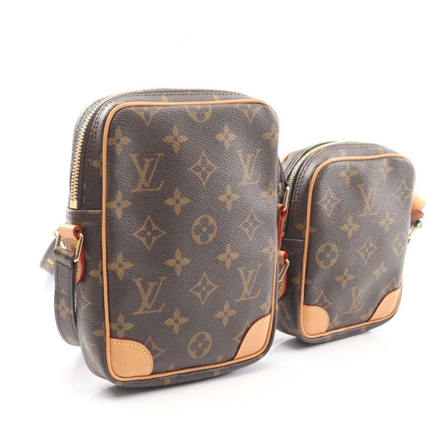 路易威登 Panam Set Game 肩背包 M57450 Monogram 棕色粉紅色 LV 女士-1