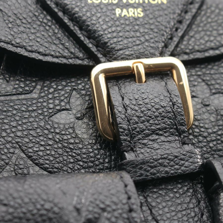 路易威登 (LOUIS VUITTON) 備用雙肩包 M47072 Monogram Empreinte Black 二手 LV-7