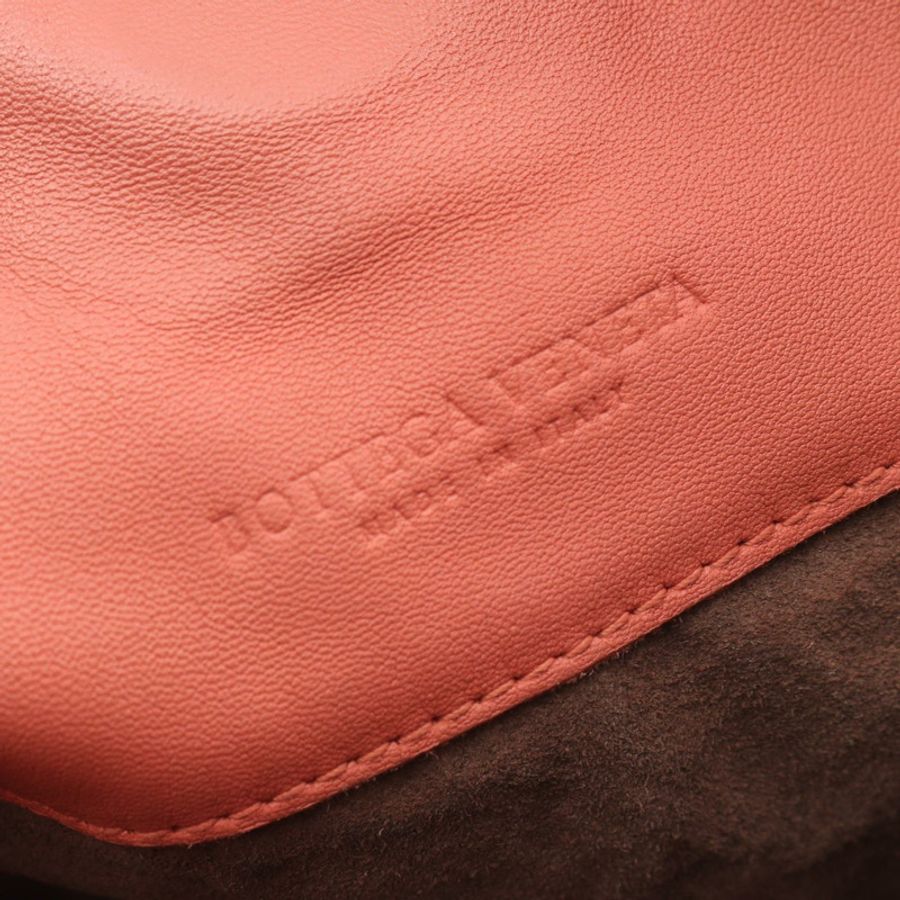 BOTTEGA VENETA Intrecciato Parachute 手提包 222322 粉紅色皮革 二手 女士-3