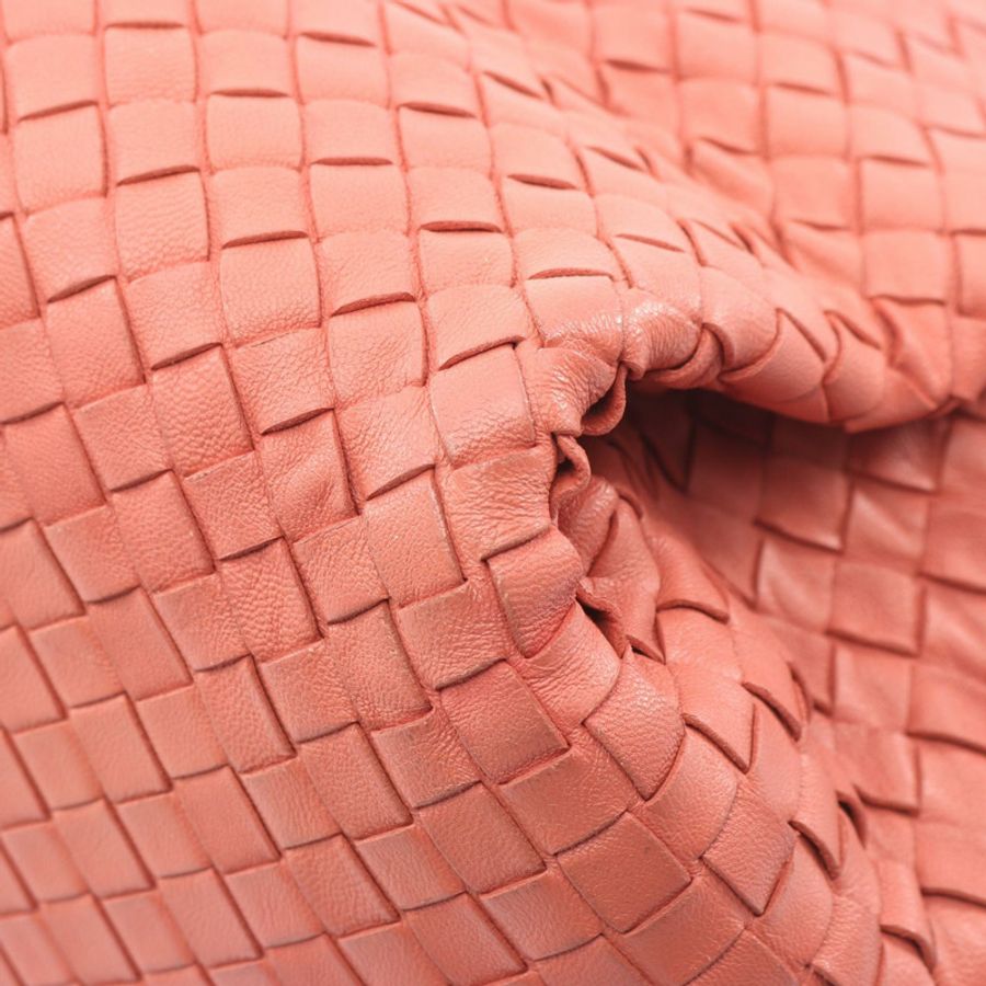 BOTTEGA VENETA Intrecciato Parachute 手提包 222322 粉紅色皮革 二手 女士-4