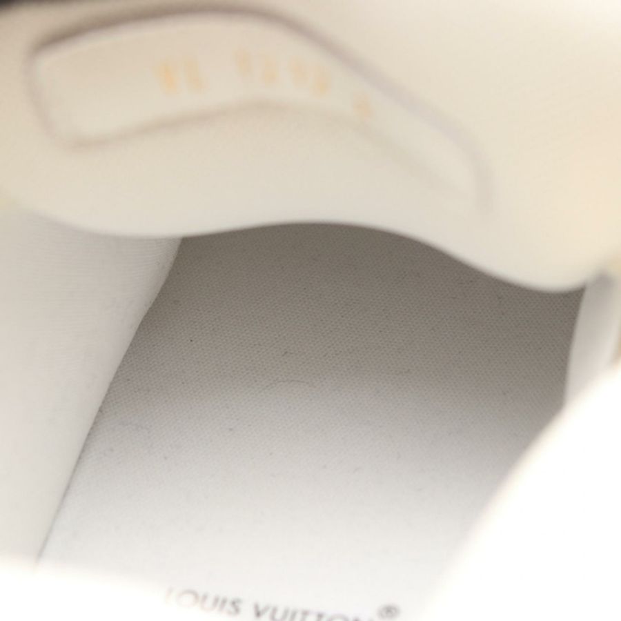 路易威登 LV Trainer Maxi Line 運動鞋,綠色/白色皮革,二手男款 8 碼-8