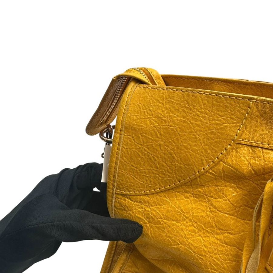 【美收精品】Balenciaga 黃色機車包 C-587【隔月月中將轉賣至日本 上架期限30天】-6