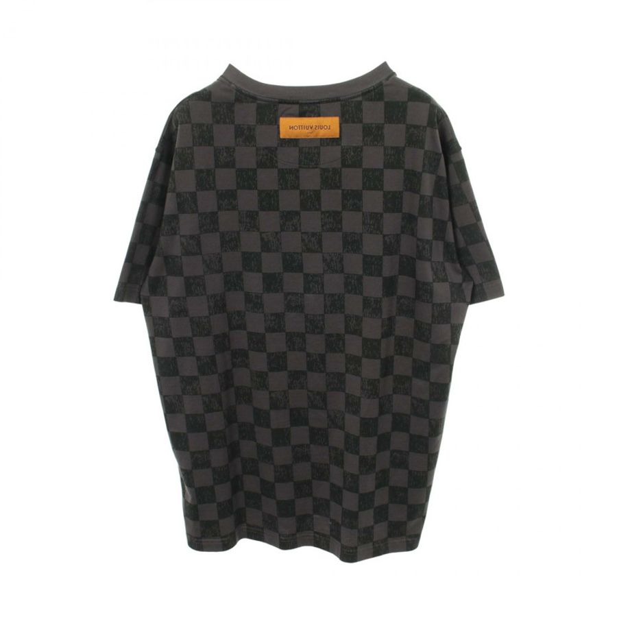 路易威登 Damier 短袖T卹，RM2129，純棉，灰色，二手，男士4L碼-1