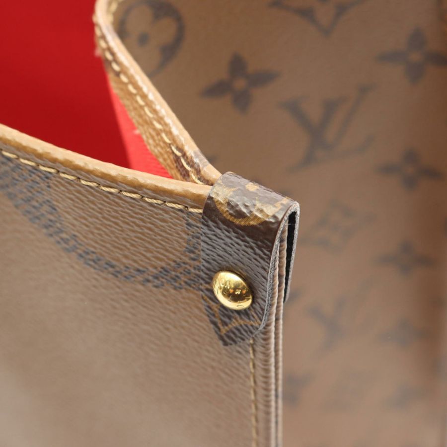 路易威登 On The Go MM 單肩托特包 M45321 Monogram Giant Reverse 二手-5
