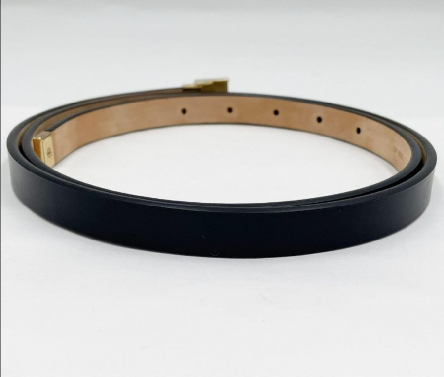LOUIS VUITTON SANTULLE CARRE BLACK BELT M6801 LW0020-3