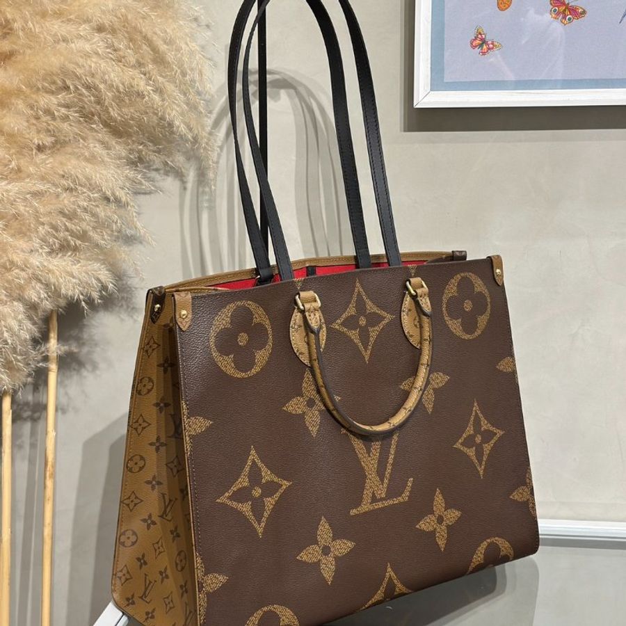 LOUIS VUITTON On The Go - GM拚色老花-2