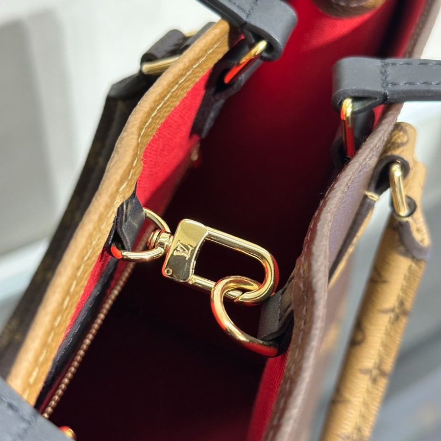 LOUIS VUITTON On The Go - GM拚色老花-8