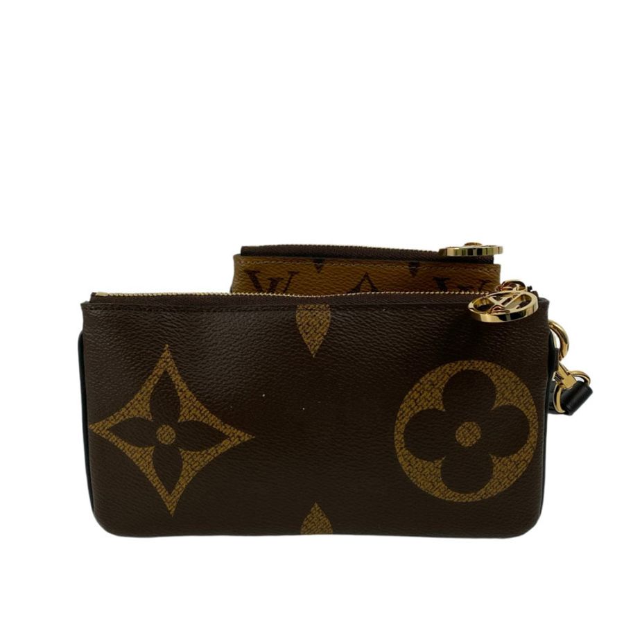 △ LOUIS VUITTON 路易·威登 Brown Coated Canvas Monogram Trio Pouch 啡色塗層帆布經典老花三件小袋子 M68756-267009382-2