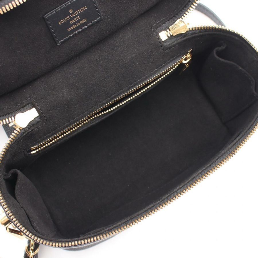 路易威登 Vanity PM 單肩手提包 M45598 Monogram Empreinte 黑色 二手-2