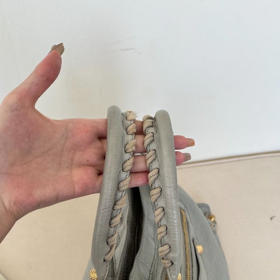 🏷Balenciaga機車包(冰川藍)-4