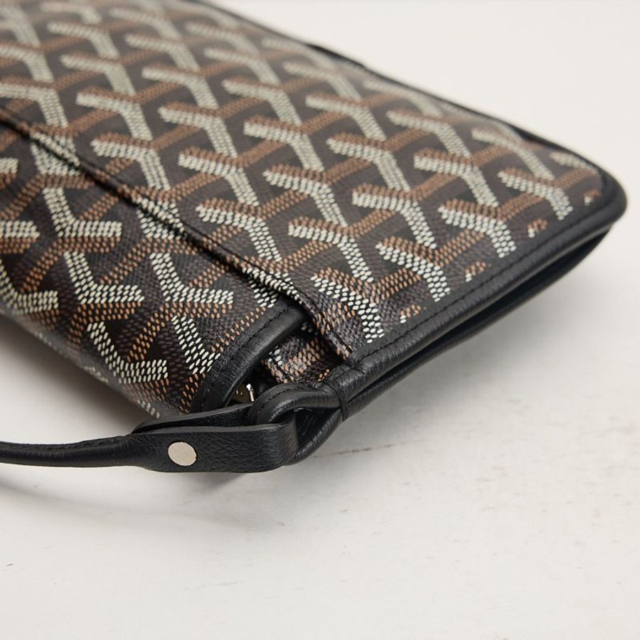 二手Goyard Plumet 信封包/黑色-10