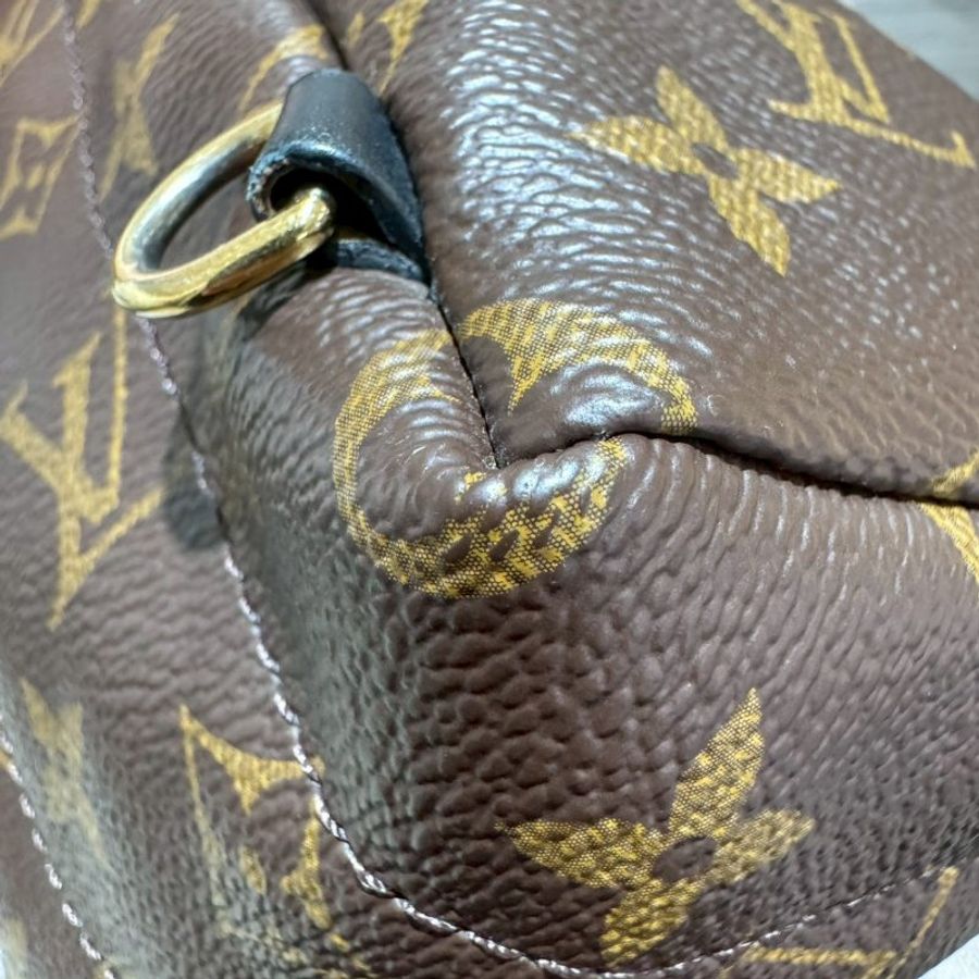 Louis Vuitton 帆布印花迷你後背包 新版的晶片款-24
