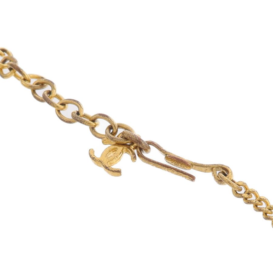 CHANEL 金屬Vintage Gold-Plated Necklace項鍊-4