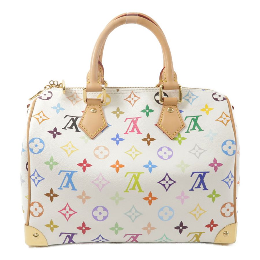 LOUIS VUITTON Monogram Multicolor Speedy Bandouliere 25手挽肩背兩用袋-1