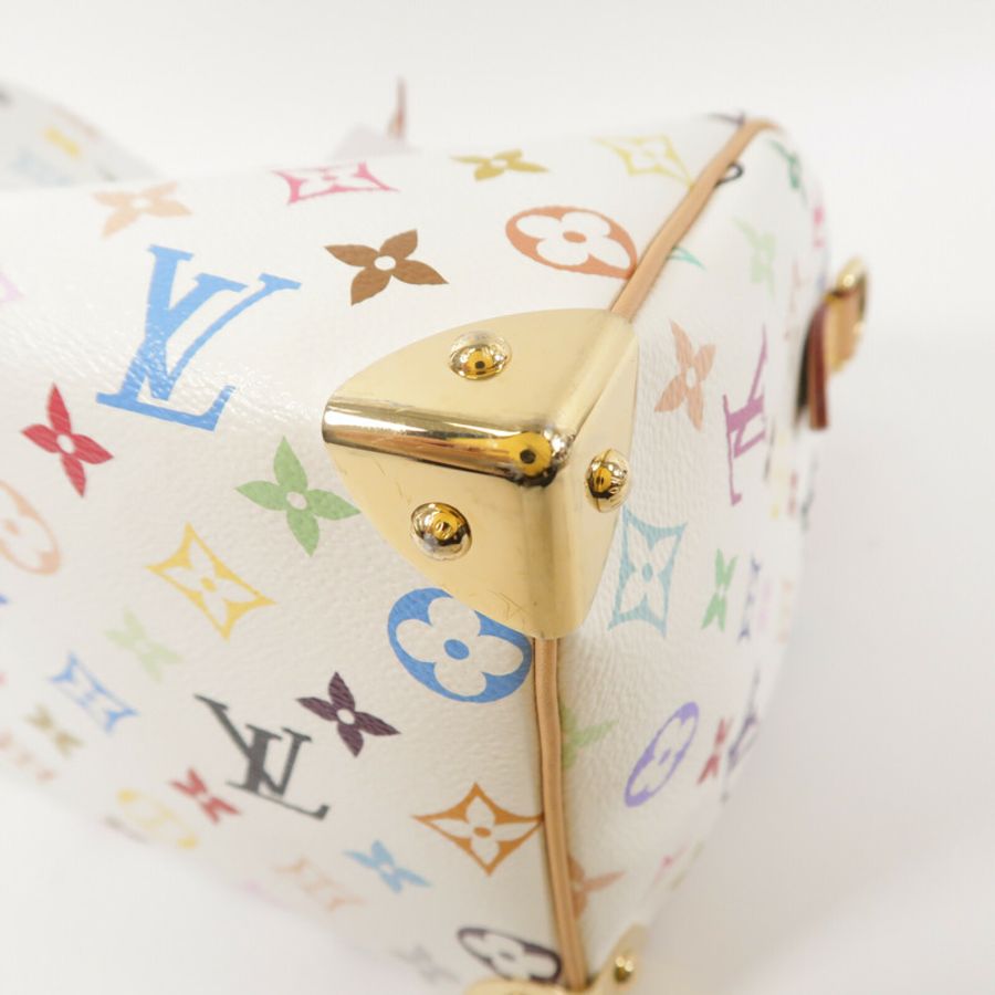 LOUIS VUITTON Monogram Multicolor Speedy Bandouliere 25手挽肩背兩用袋-10