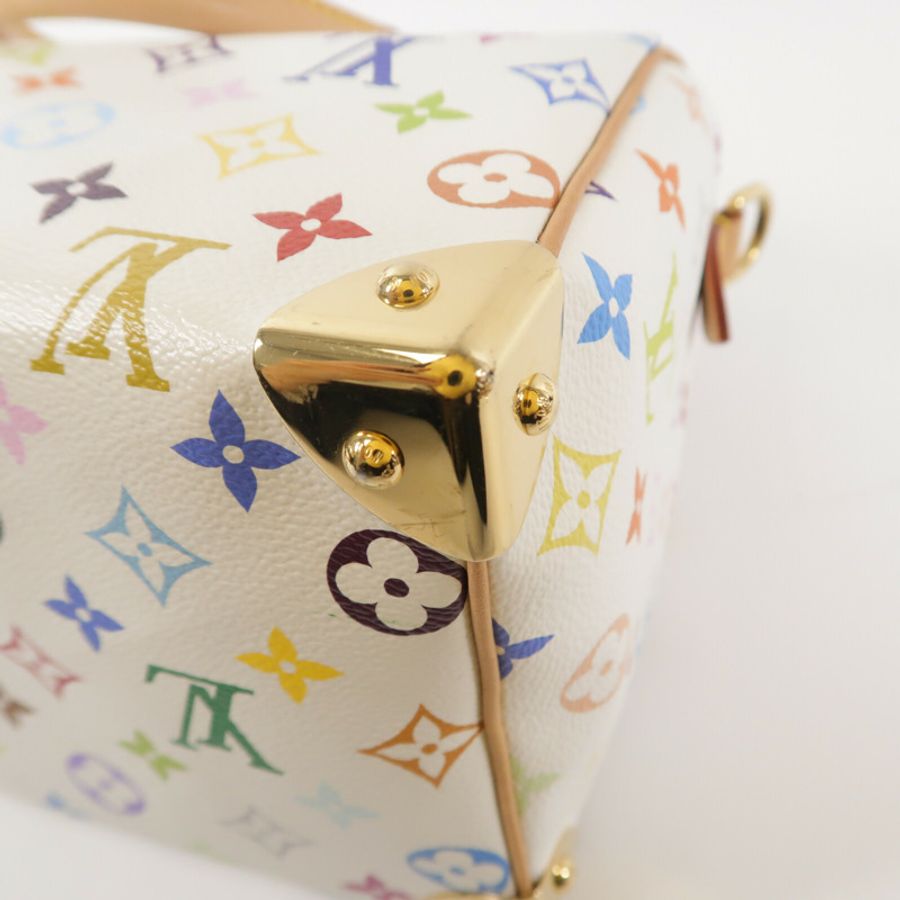LOUIS VUITTON Monogram Multicolor Speedy Bandouliere 25手挽肩背兩用袋-12