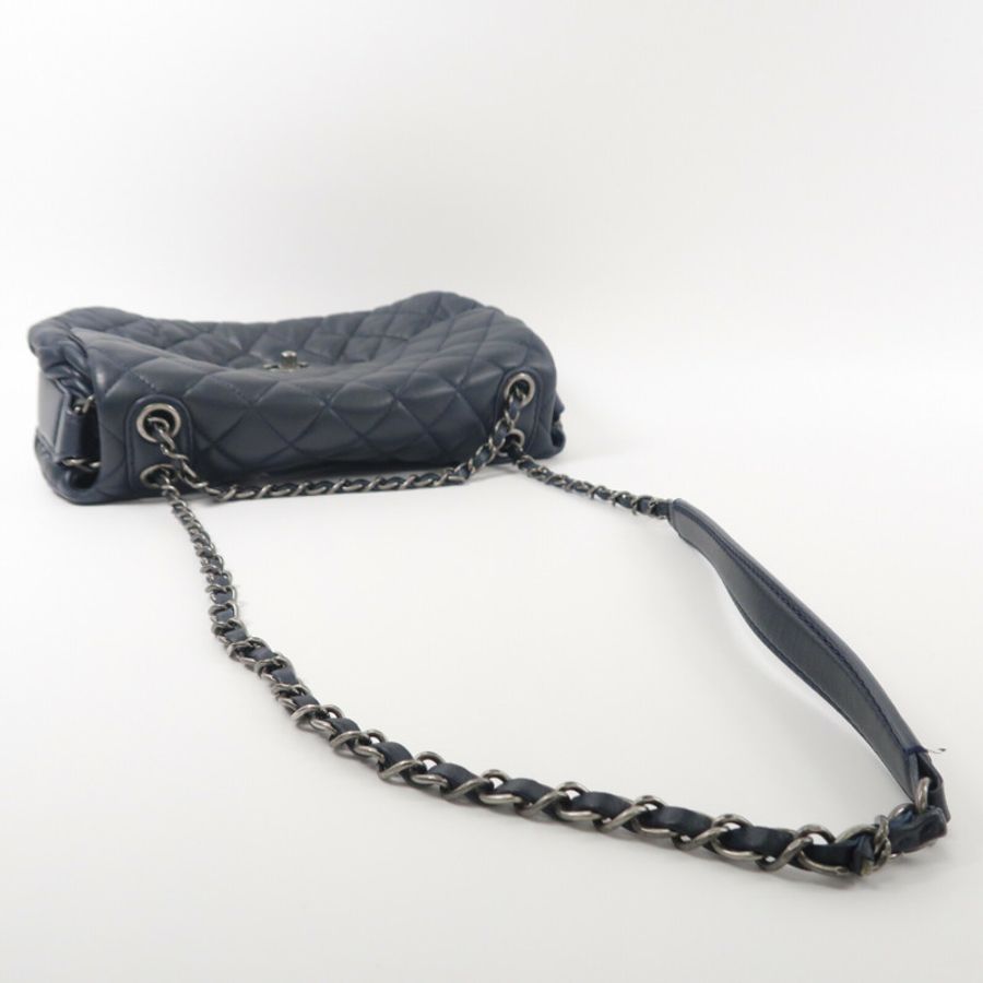 CHANEL 羊皮皮革Shoulder Bag鏈帶肩背袋-9