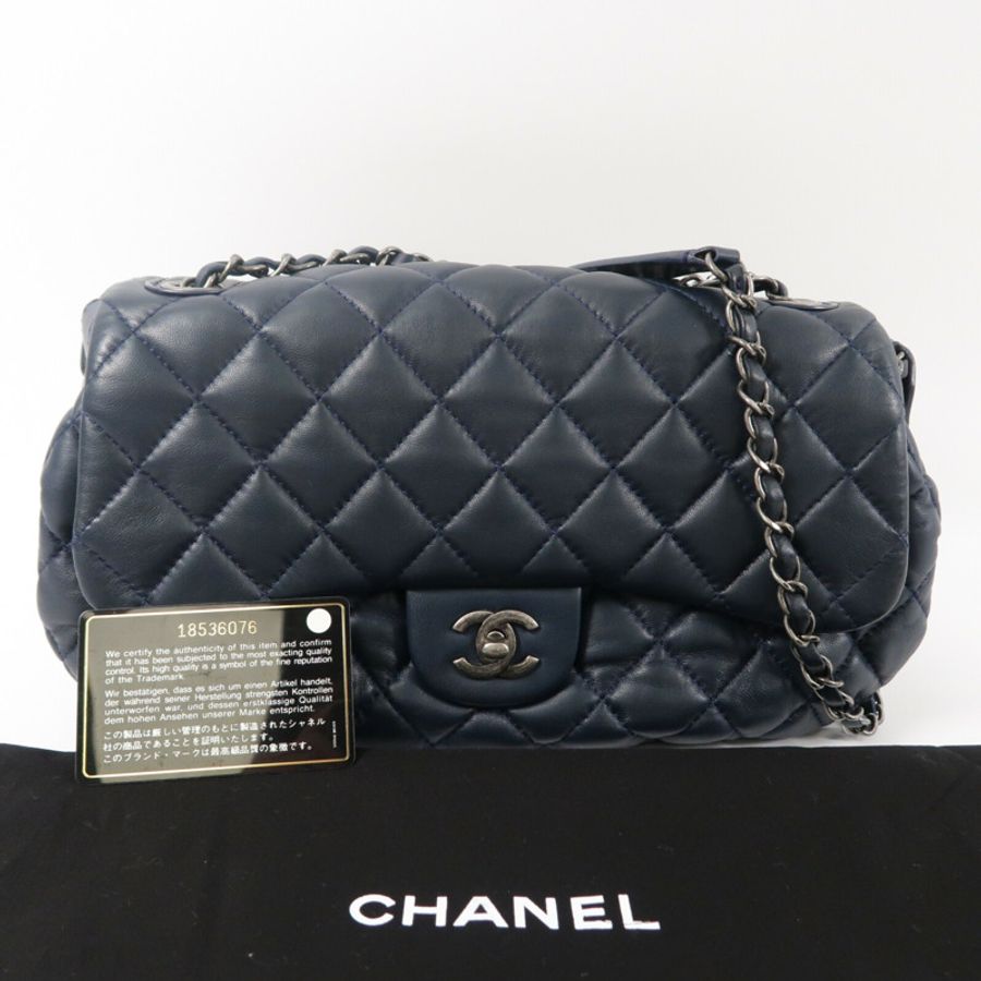 CHANEL 羊皮皮革Shoulder Bag鏈帶肩背袋-10