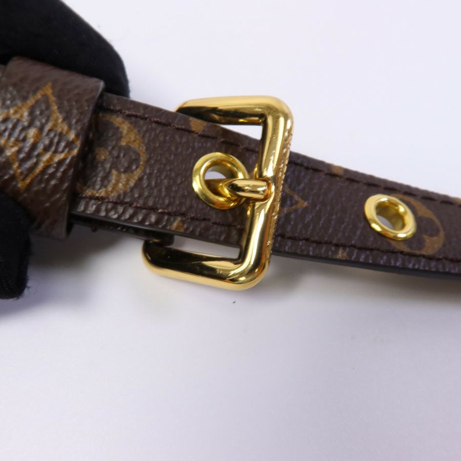 LOUIS VUITTON Monogram Sac Plat BB金扣手挽肩背兩用袋-11