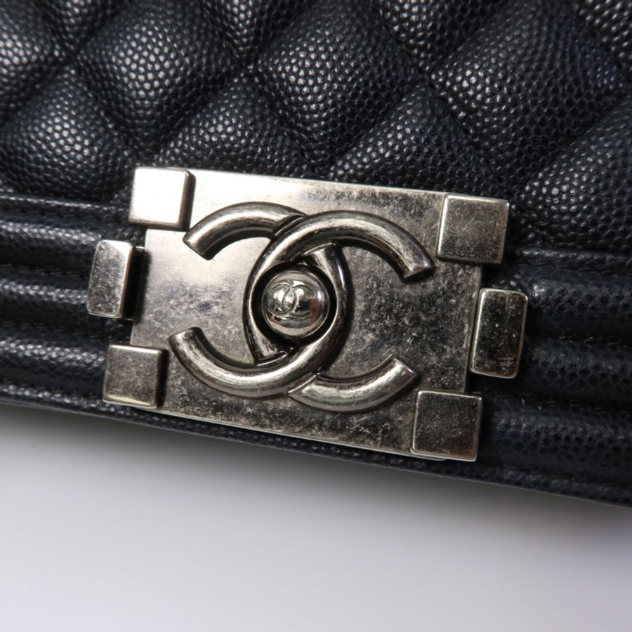 CHANEL 牛皮皮革Classic 25鏈帶肩背袋-6