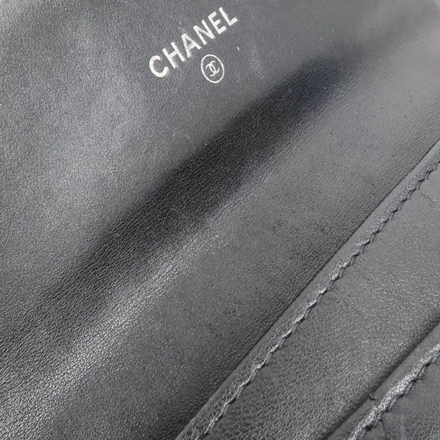 CHANEL 羊皮皮革Wallet錢包-12