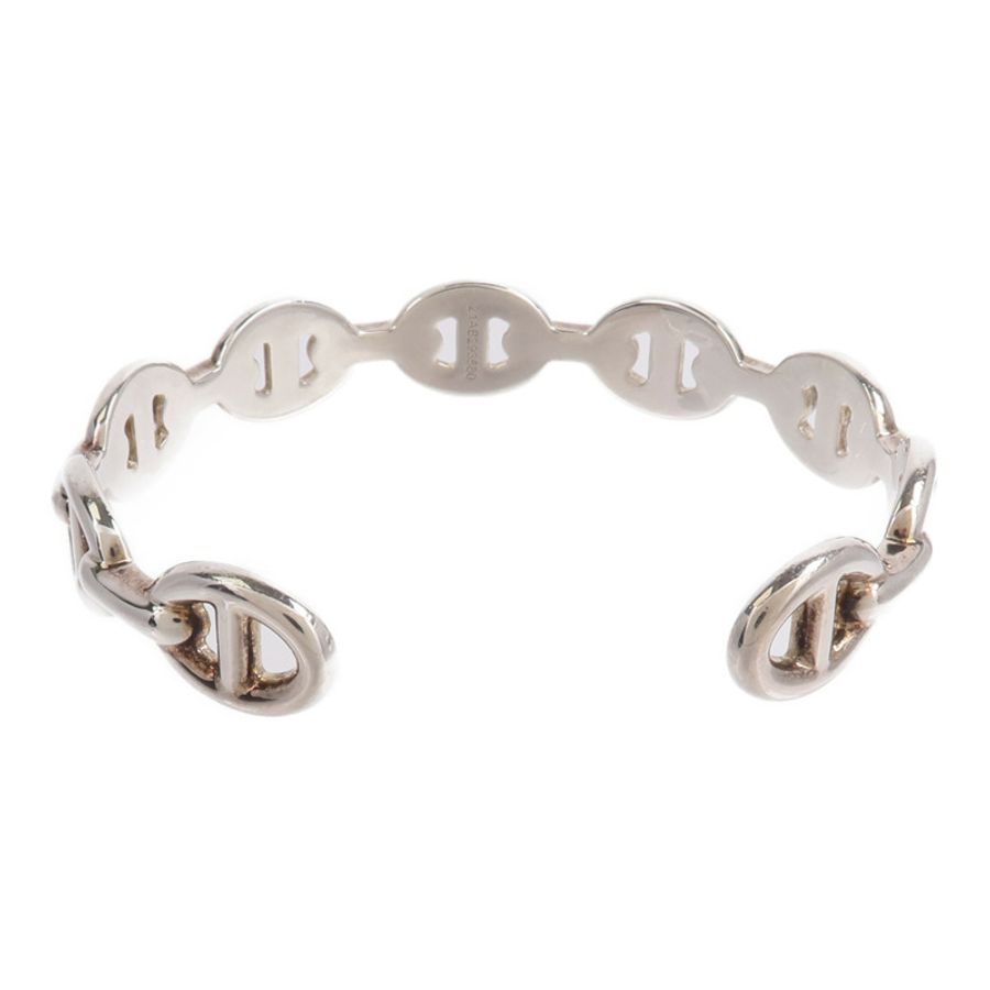 HERMES 925純銀Chaine d'ancre Enchainee Bracelet手鐲-2