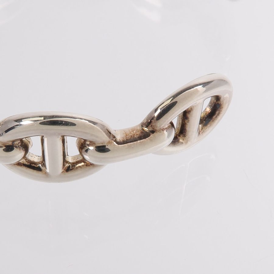 HERMES 925純銀Chaine d'ancre Enchainee Bracelet手鐲-6