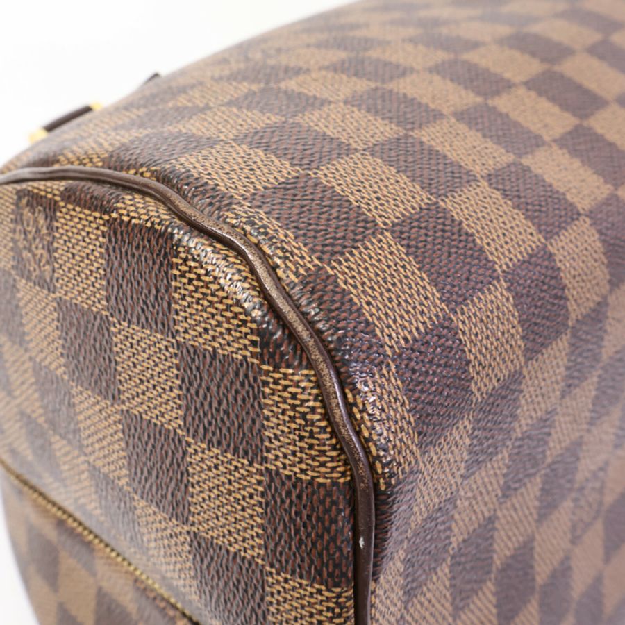 LOUIS VUITTON Damier Ribera MM金扣手挽袋-13