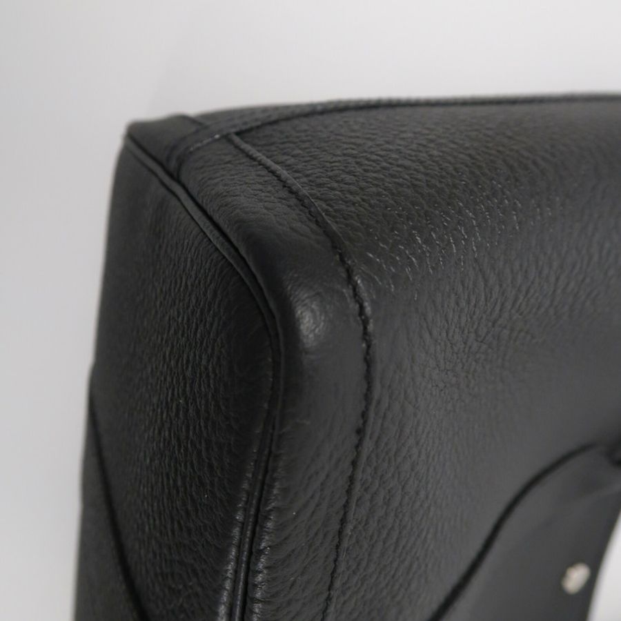 HERMES Country皮革Garden Party PM手挽袋Noir-8