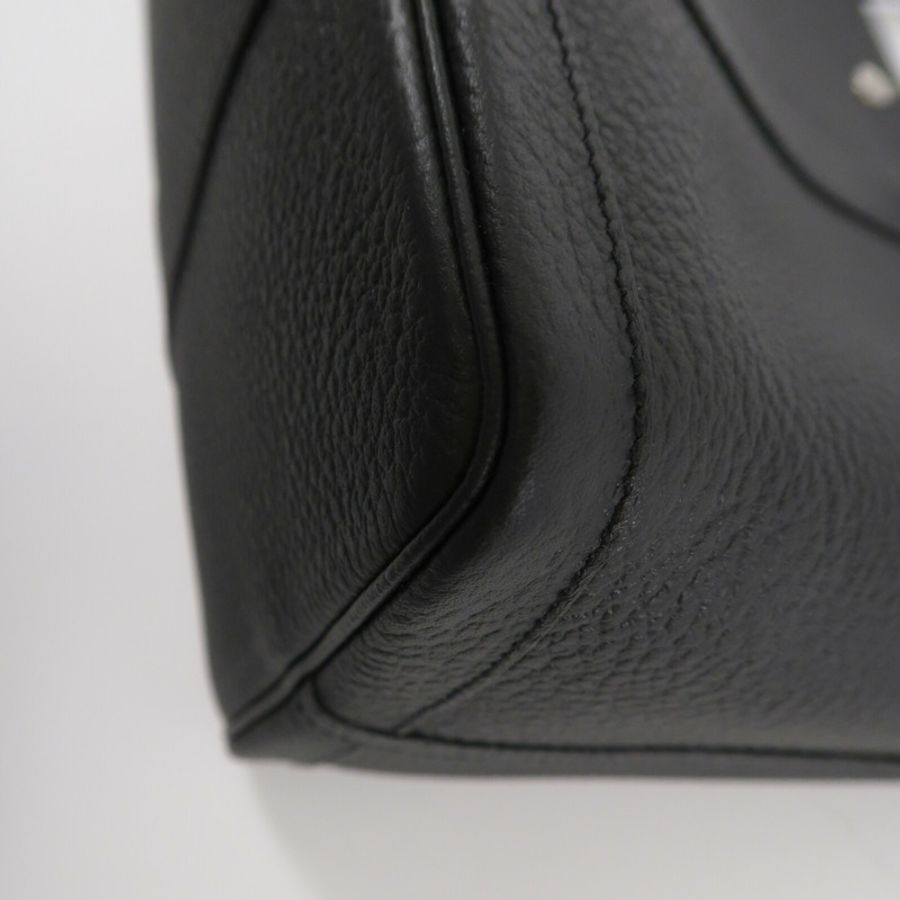 HERMES Country皮革Garden Party PM手挽袋Noir-9