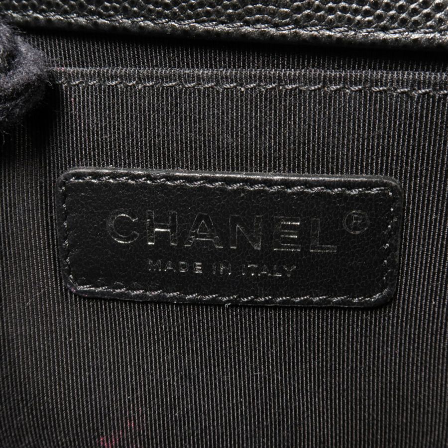 CHANEL 牛皮皮革Boy 20鏈帶肩背袋-5