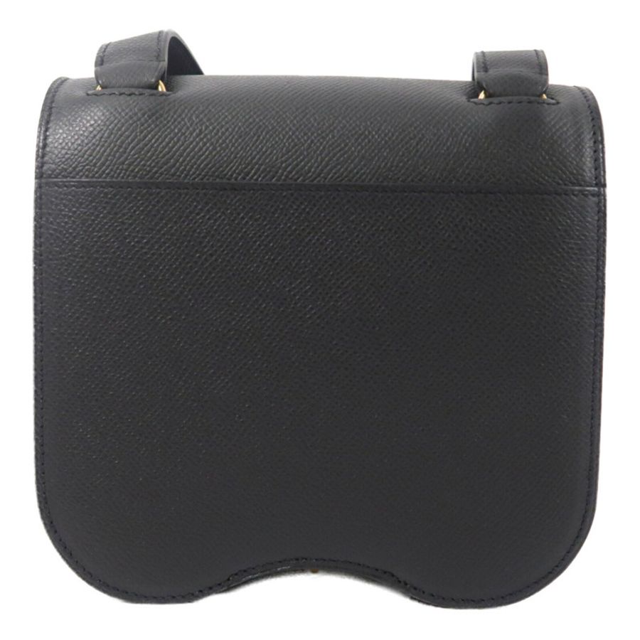 HERMES Epsom皮革Della Cavalleria Mini肩背袋Noir-1