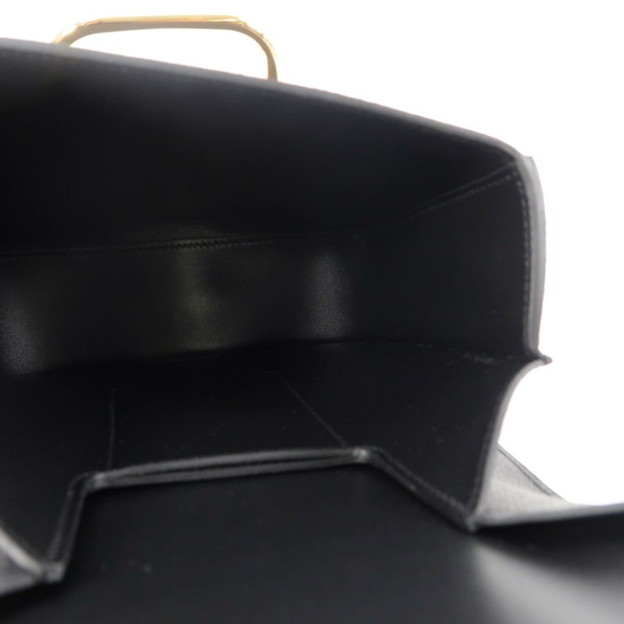 HERMES Epsom皮革Della Cavalleria Mini肩背袋Noir-4