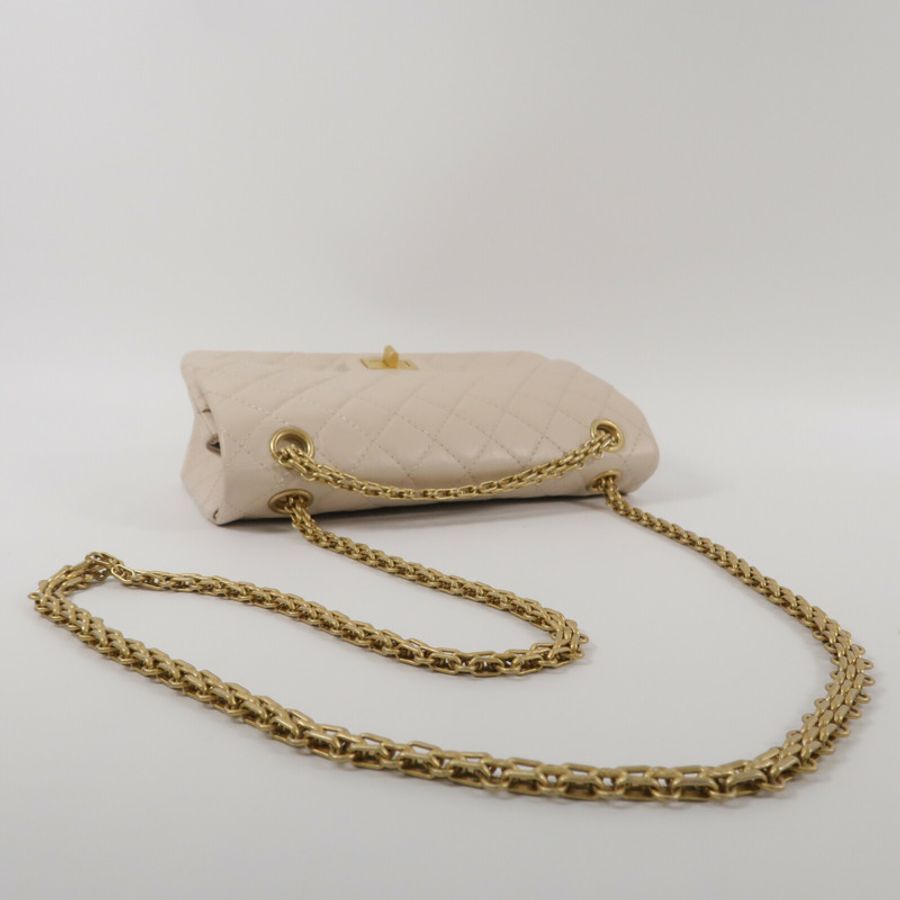 CHANEL 牛皮皮革2.55 Small肩背袋-7
