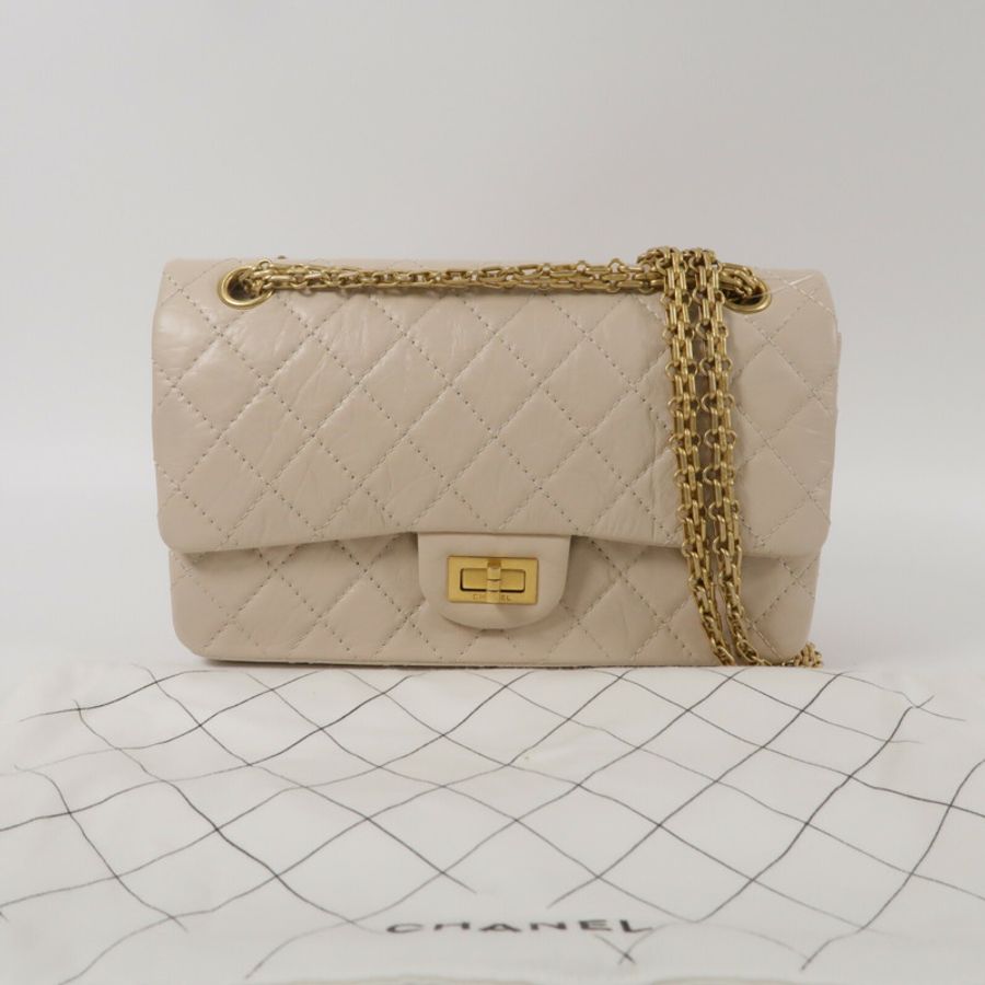 CHANEL 牛皮皮革2.55 Small肩背袋-8