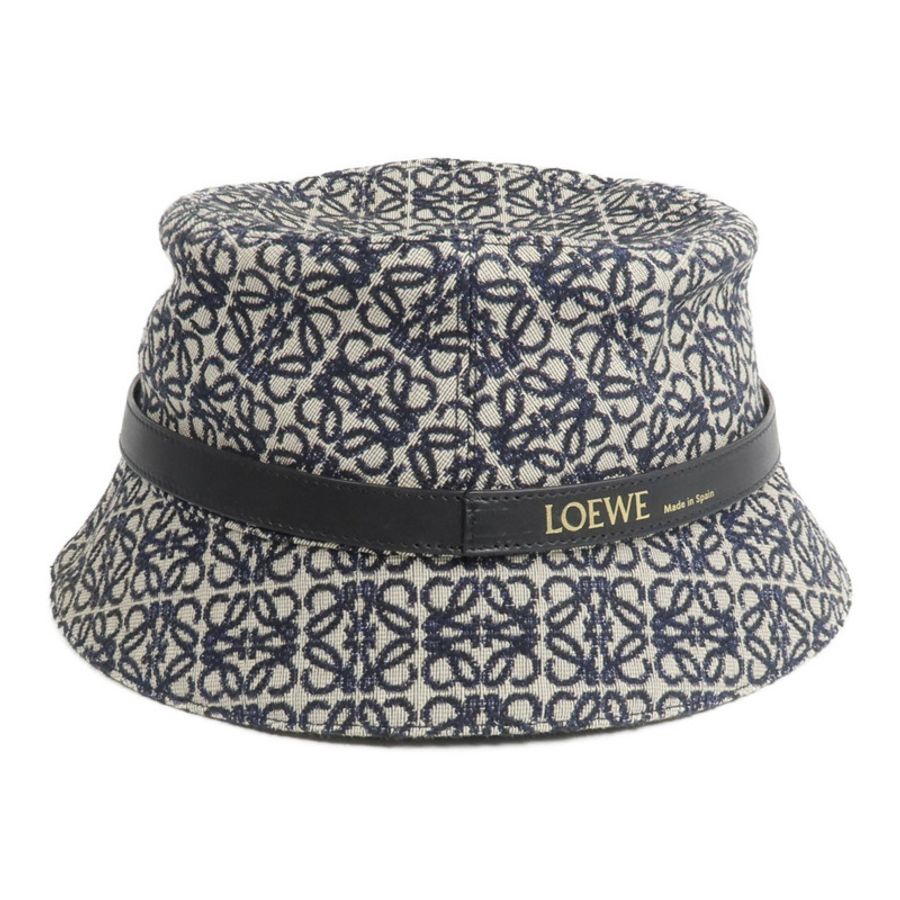 LOEWE 帆布Anagram Bucket Hat帽子-2