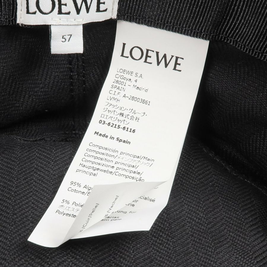 LOEWE 帆布Anagram Bucket Hat帽子-7