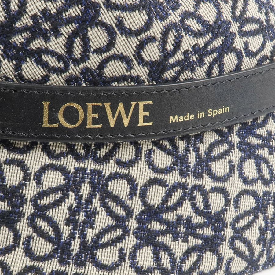 LOEWE 帆布Anagram Bucket Hat帽子-9
